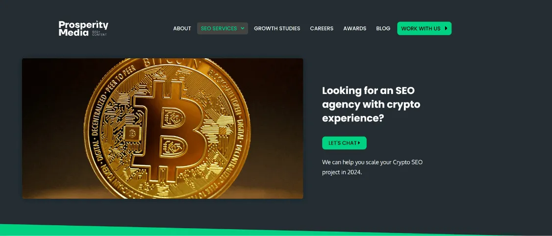 Prosperity Media homepage