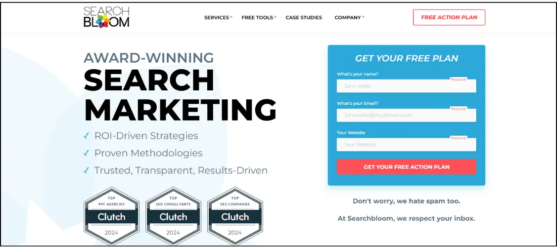 best seo companies for the usa market - searchbloom
