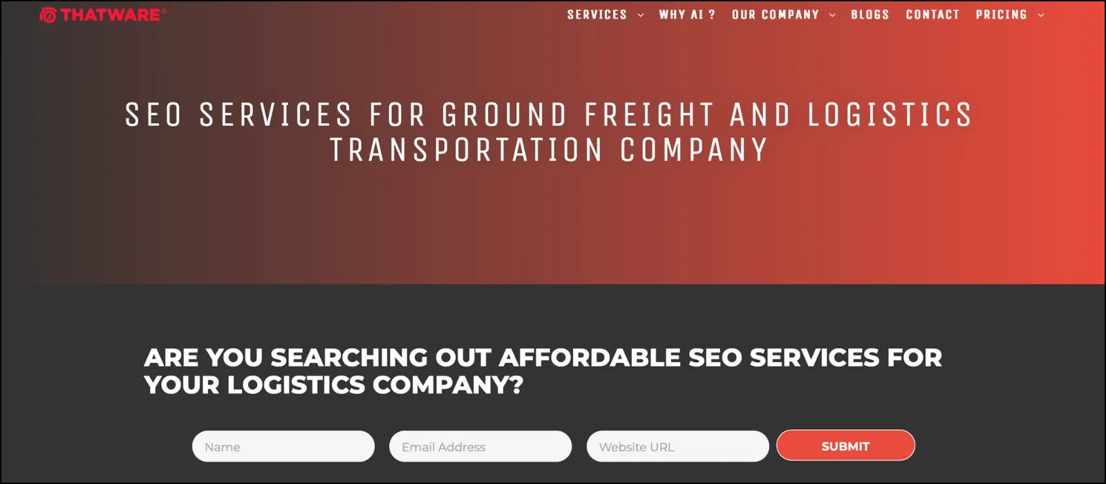 thatware transportation seo company