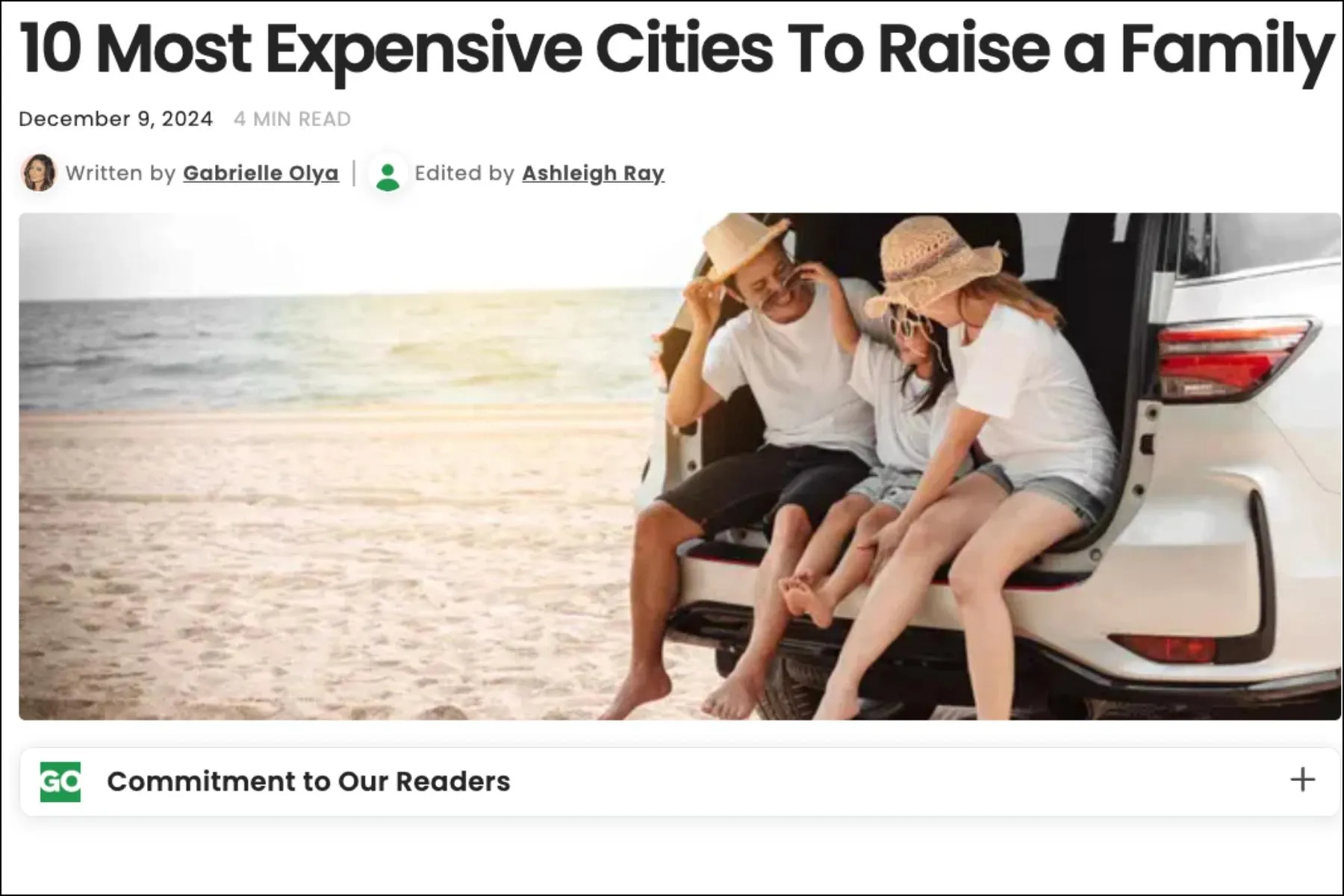 The Most Expensive State in the US to Raise a Family