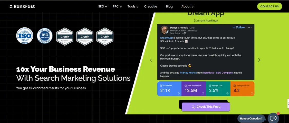 rankfast seo companies chicago