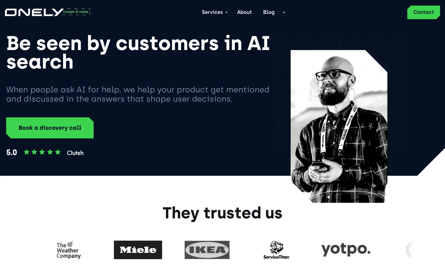 Onely homepage