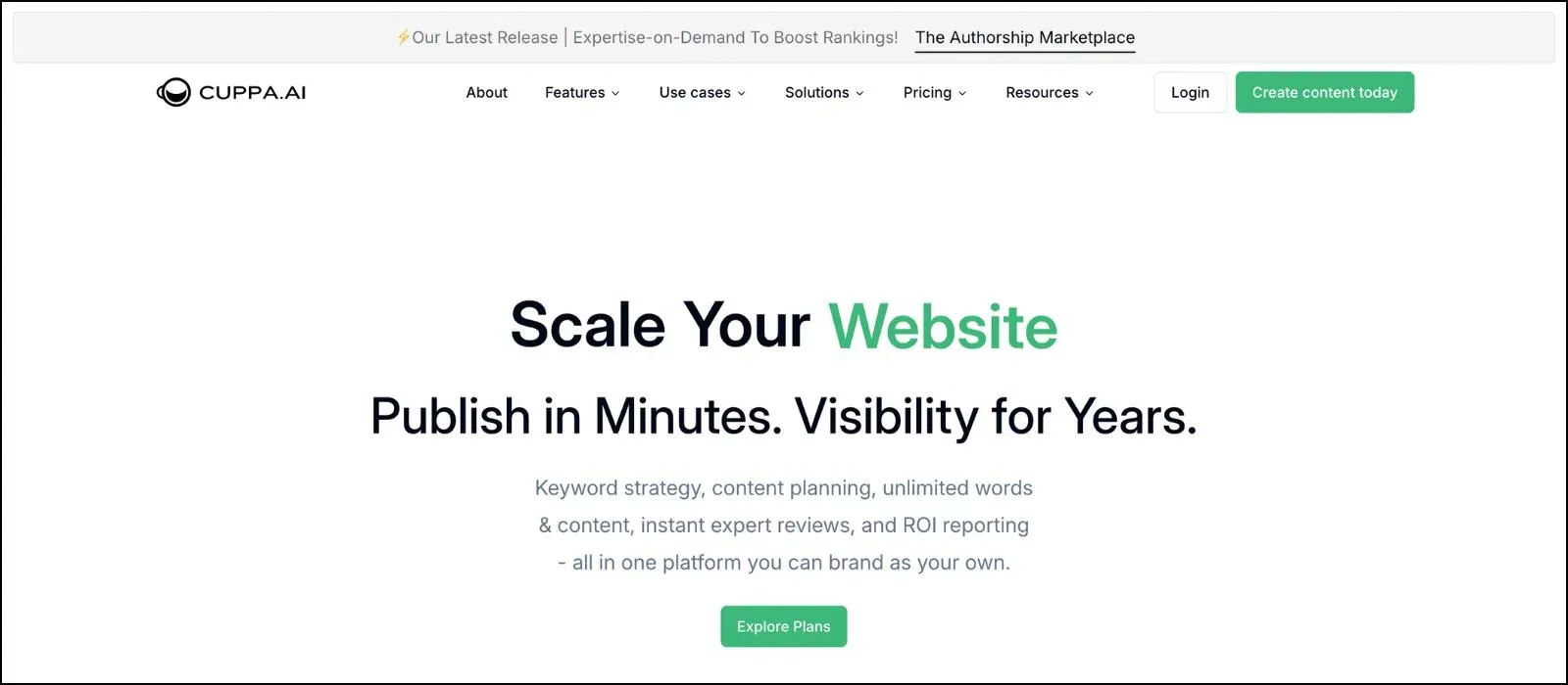 best AI SEO tools cuppa