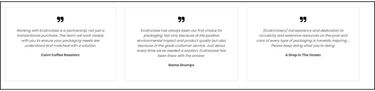 EcoEnclose reviews