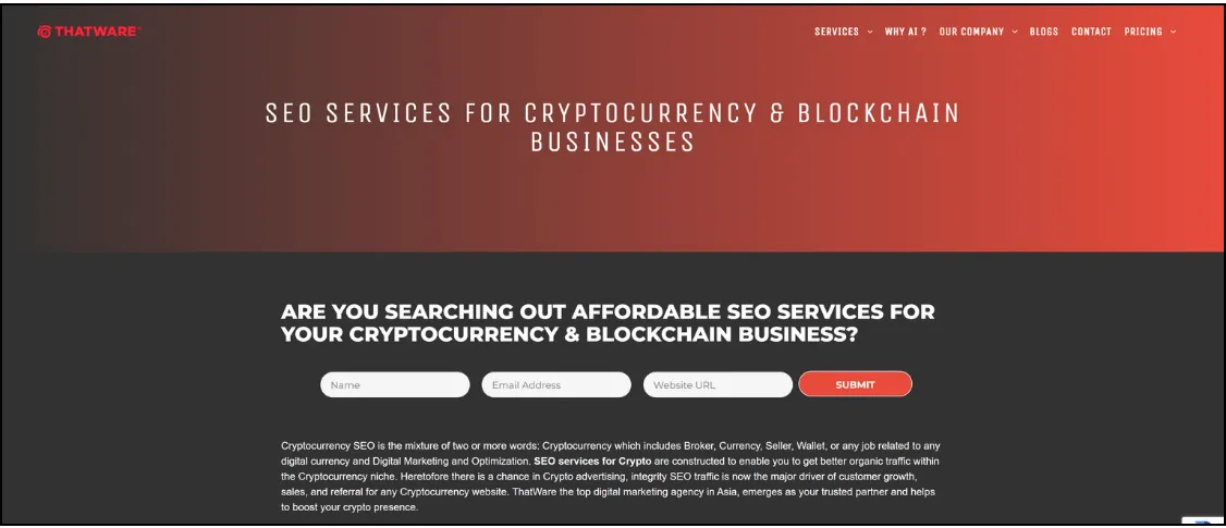 ThatWare LLP homepage