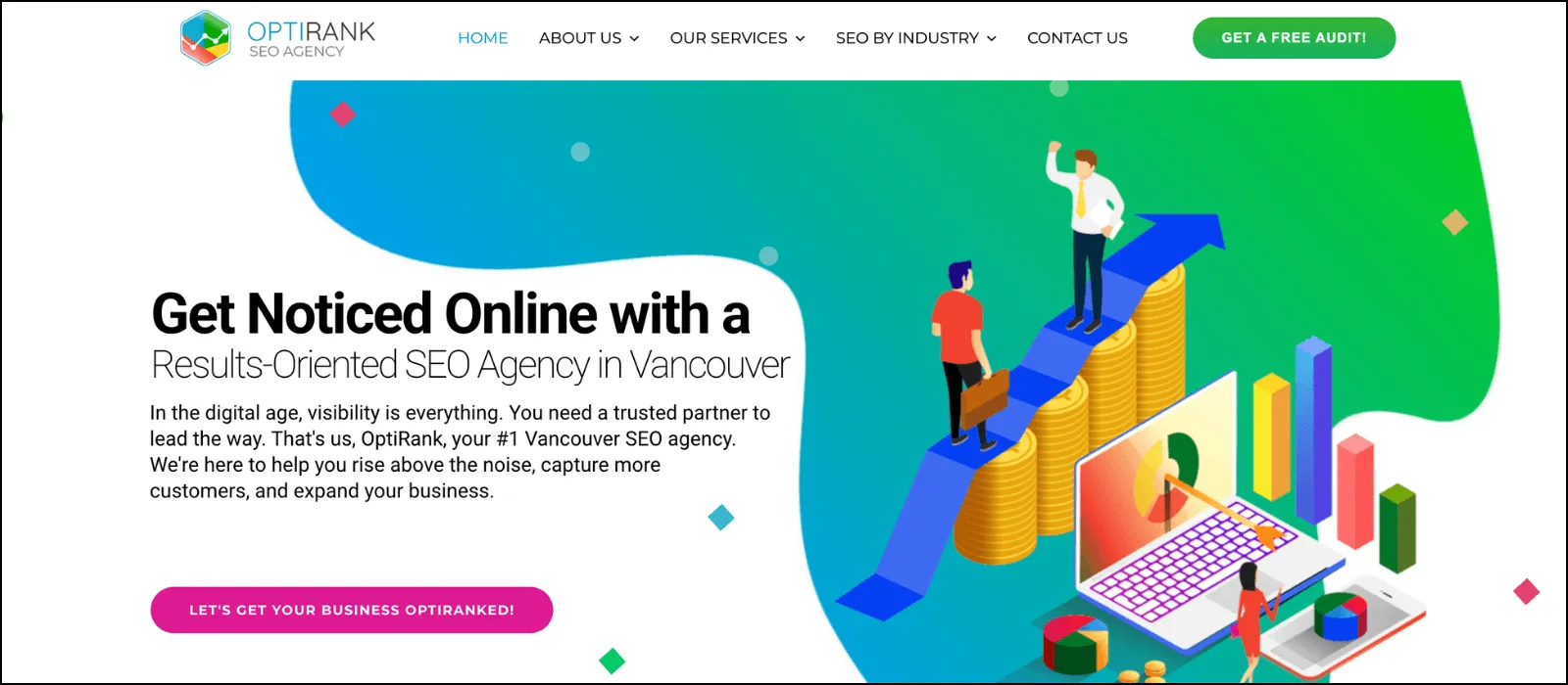 optirank seo agency seo companies vancouver