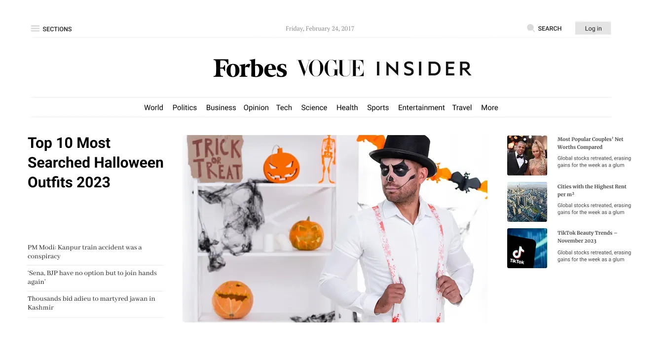 Top 10 Most Searched Halloween Outfits 2023