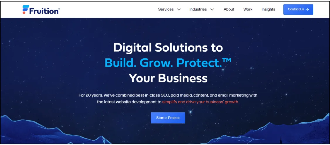 best seo company in Denver - fruition