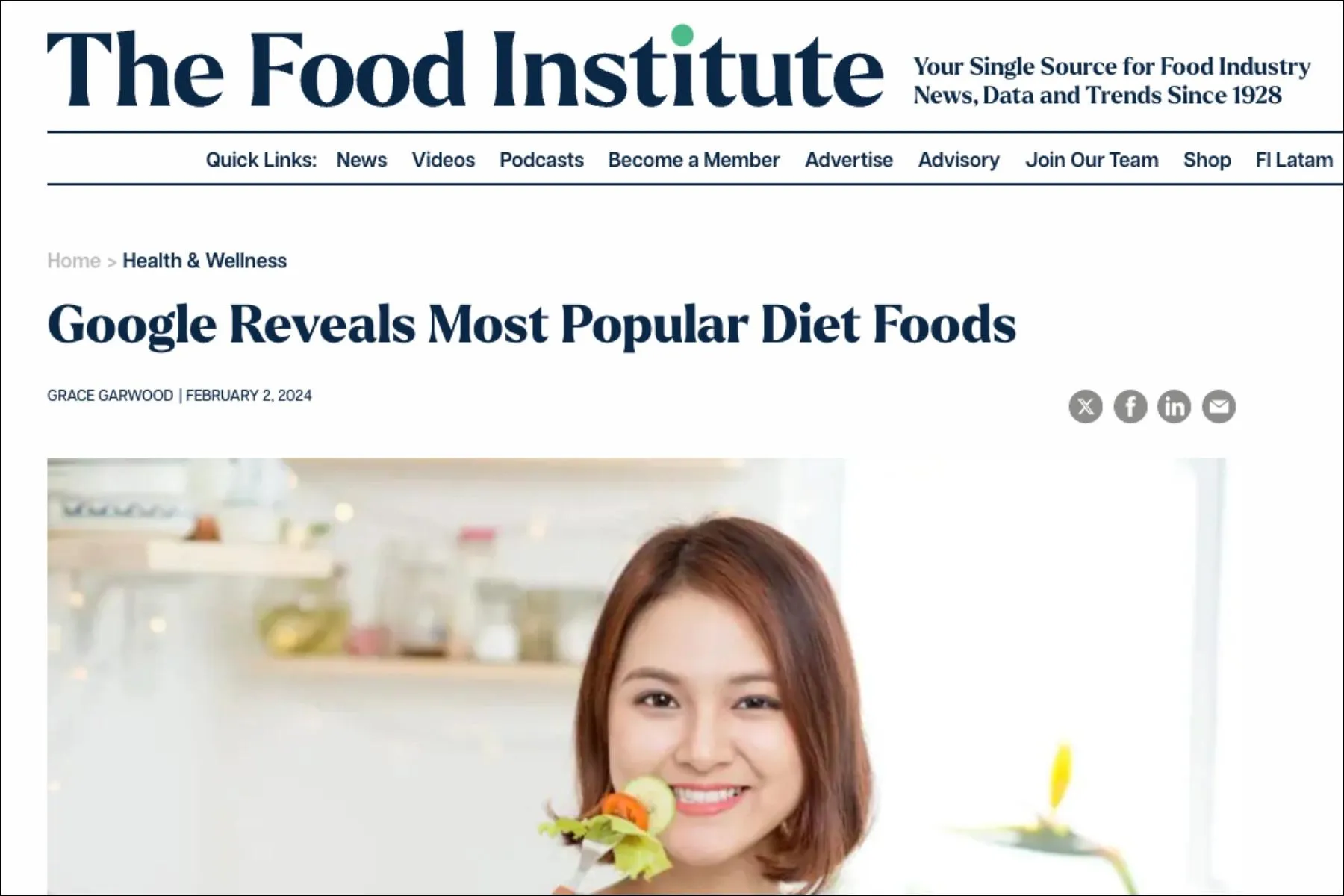 Revealed: Most Popular Diet Foods in the US