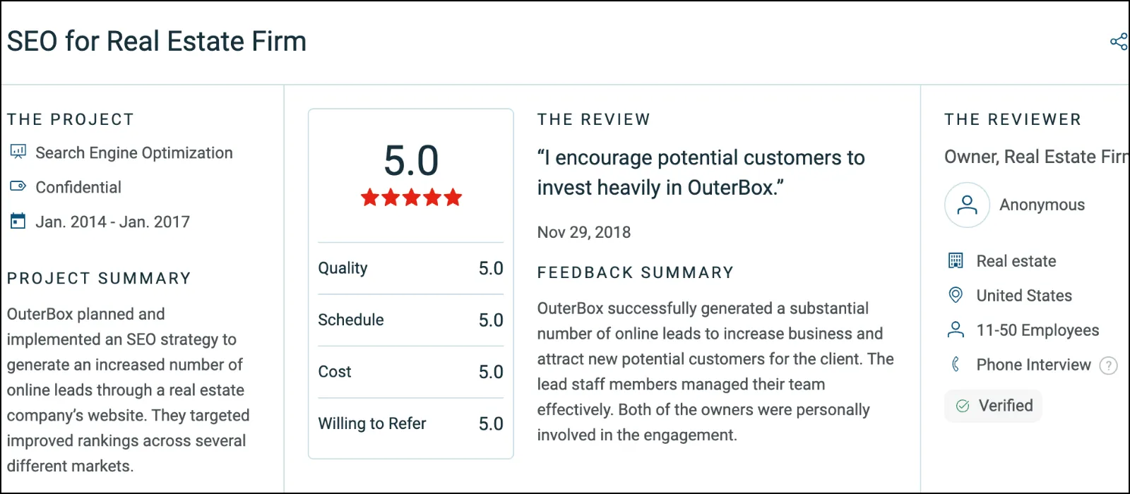 outerbox client testimonial