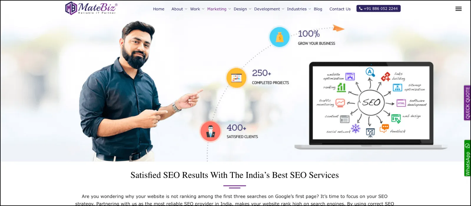 Matebiz multilingual SEO agency