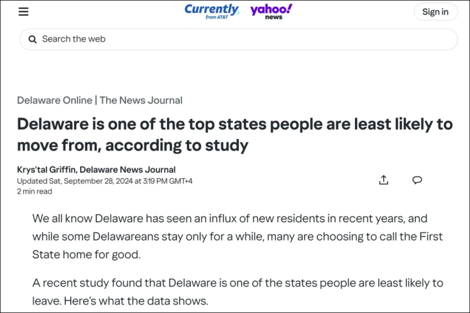 American States People Don't Want to Move From