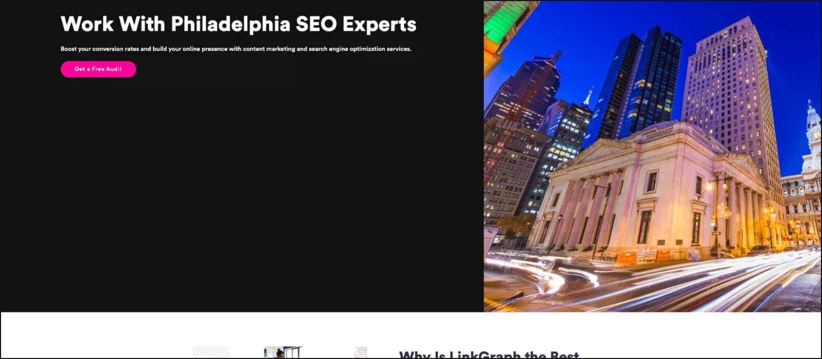 linkgraph Best SEO Companies for the Philadelphia Market