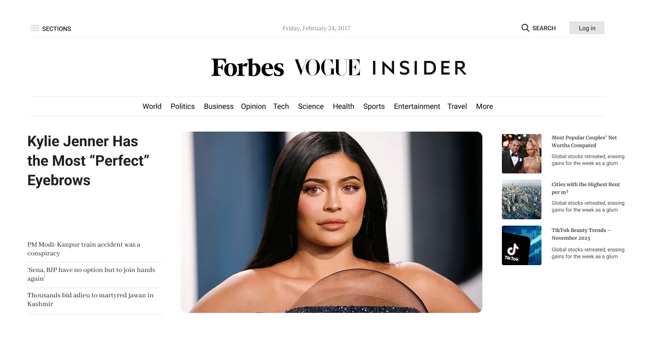 Kylie Jenner Has the Most “Perfect” Eyebrows