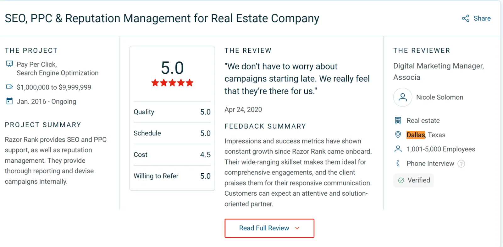 razor bank client review