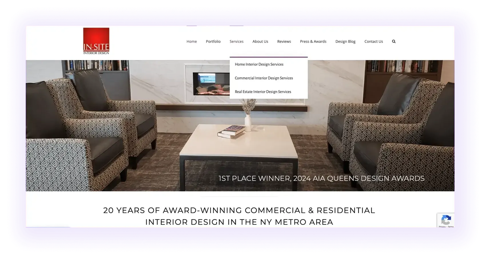 Website Hierarchy and Menu Structure for  Interior Design SEO