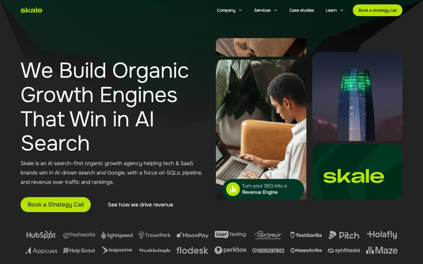 Skale homepage