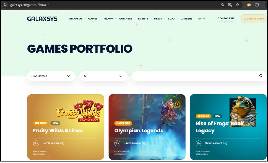 Site Architecture for Large Casino Platforms