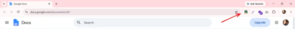 Clicking the CSR vs SSR Render Detector icon in the Chrome toolbar