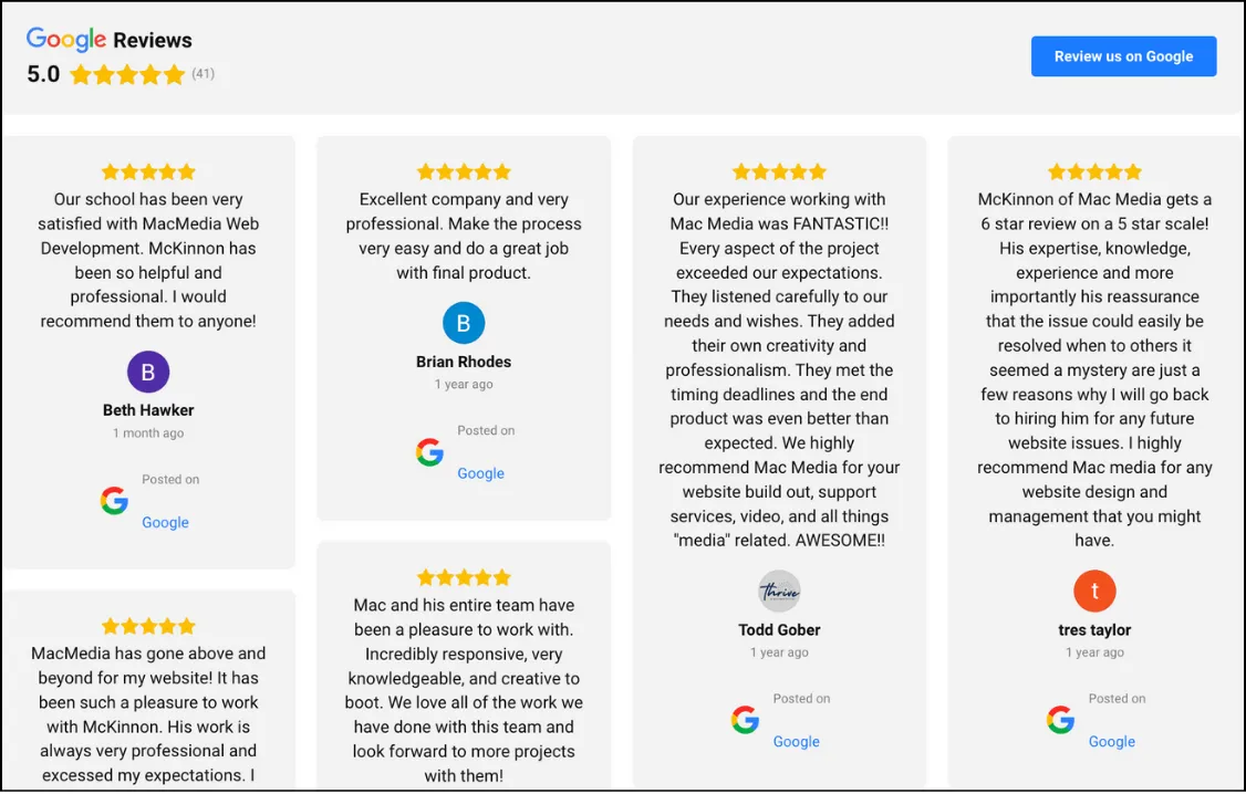 macmedia client review