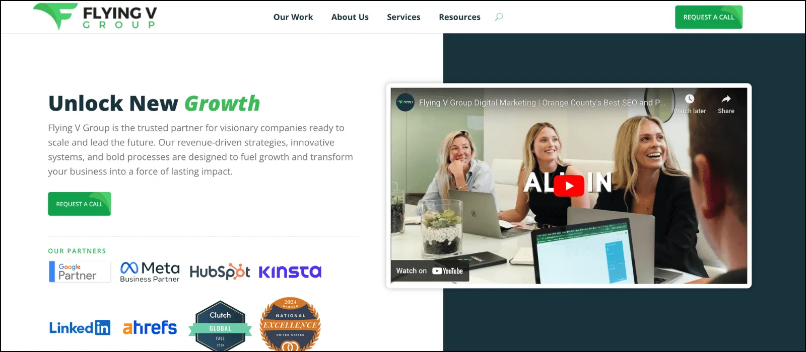 flying v group top seo companies in california