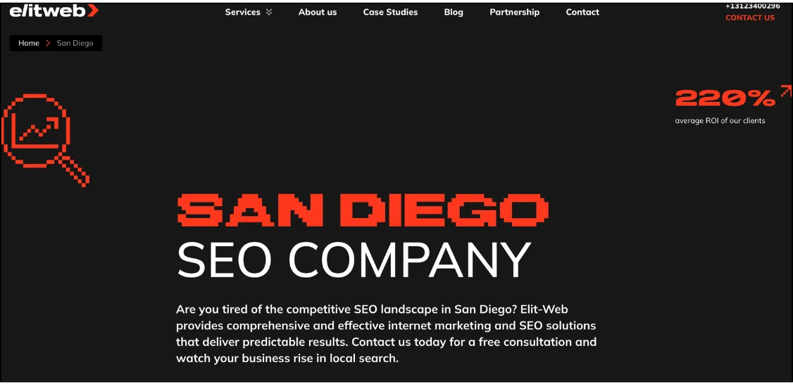 best seo company in san diego - elit web