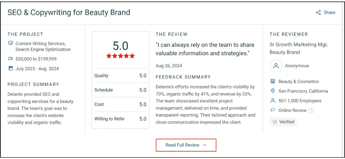 international seo services review