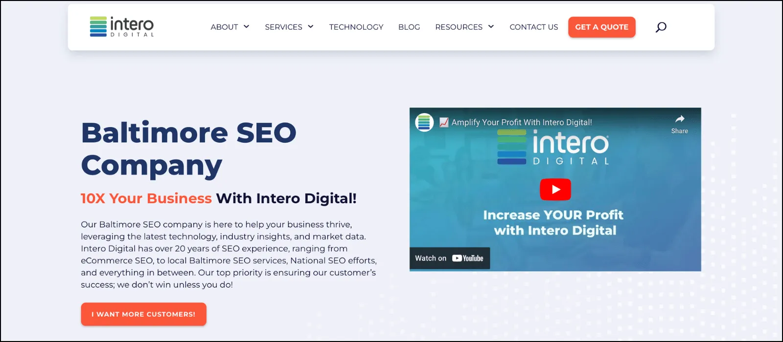 intero digital best seo company baltimore