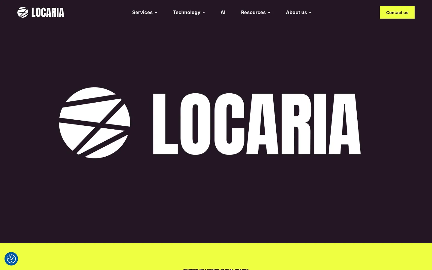 Locaria homepage