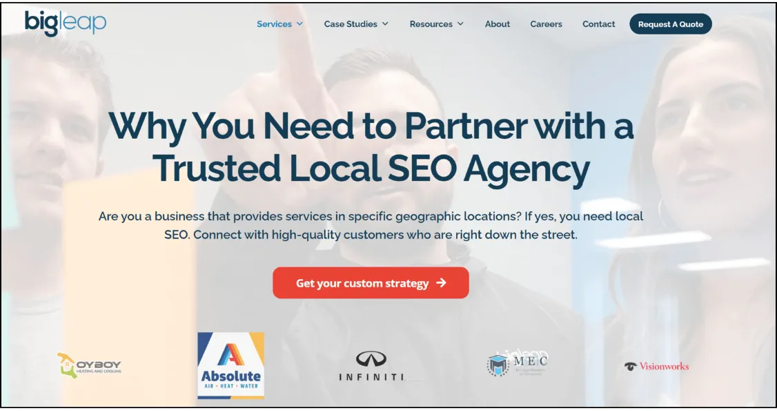 best local seo company - big leap