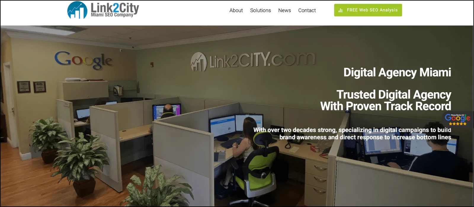 link2city seo companies in miami