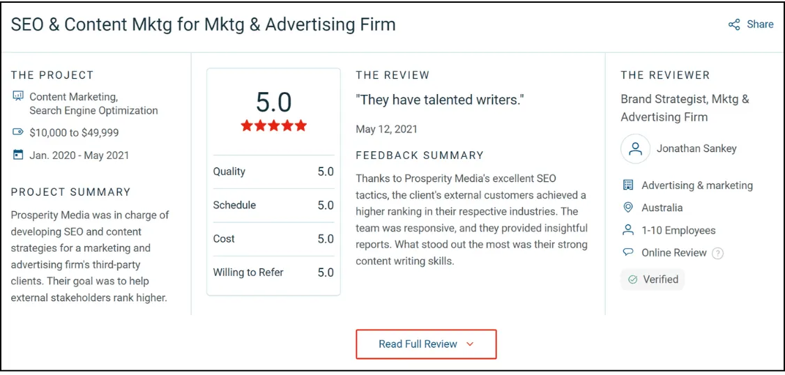international seo services review