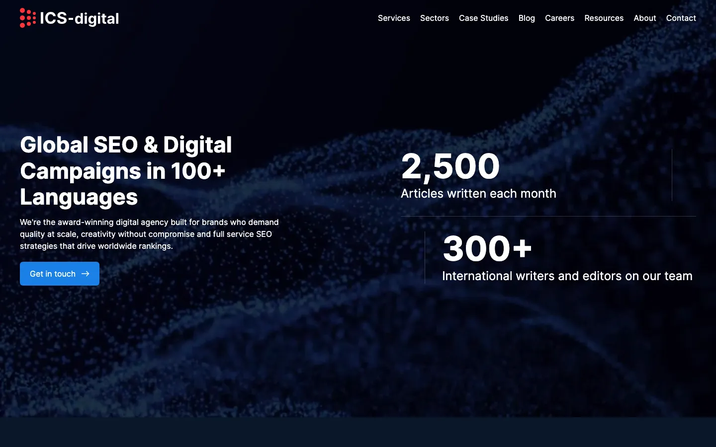 ICS-digital homepage