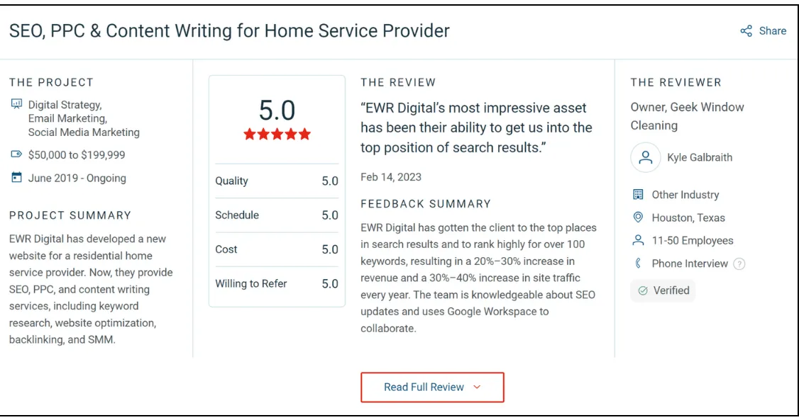 international seo services review 