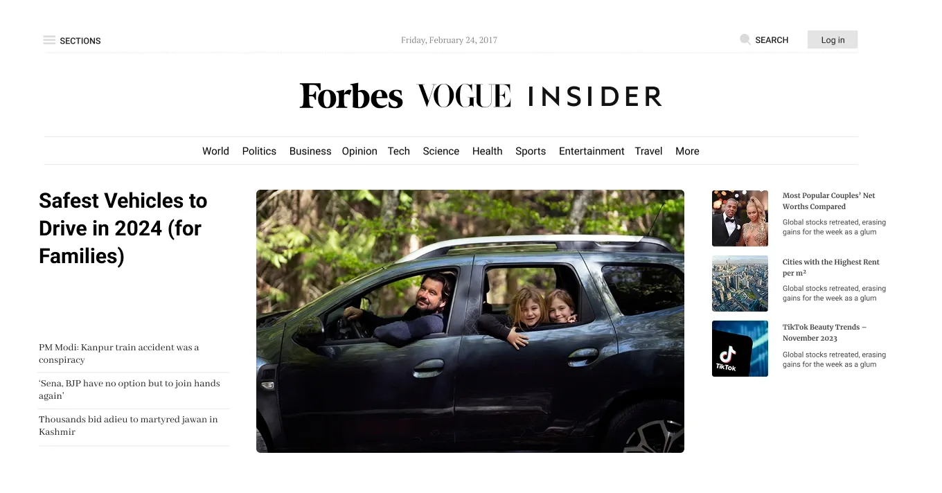 Safest Vehicles to Drive in 2024 (for Families)