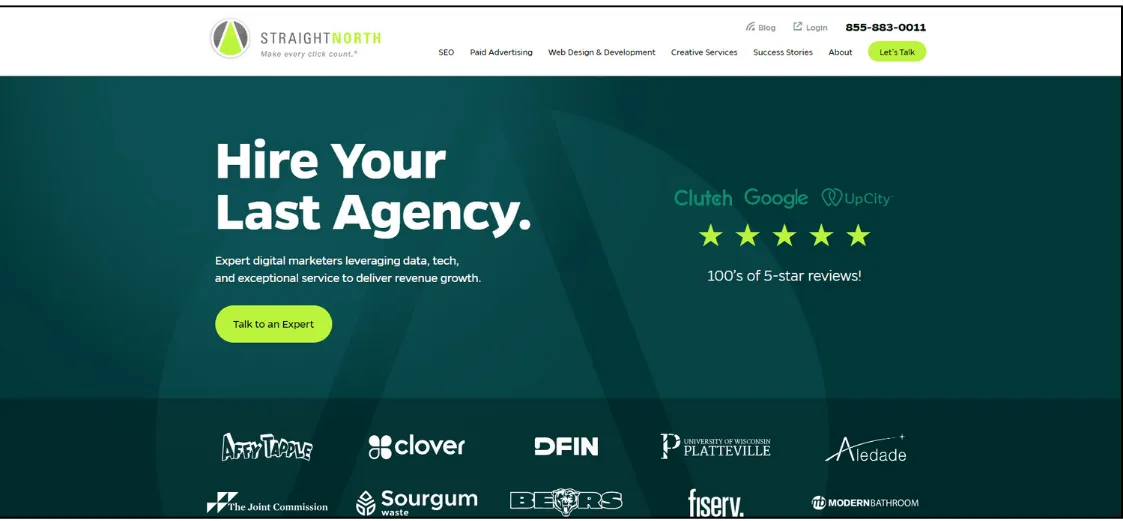 best seo companies for the usa market - straight north