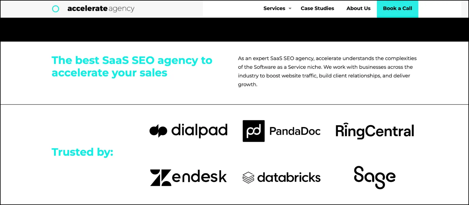 accelerate agency b2b saas seo agency