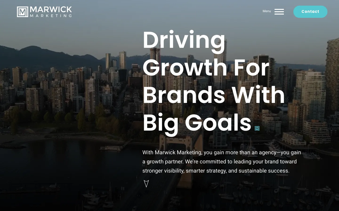 Marwick Marketing homepage