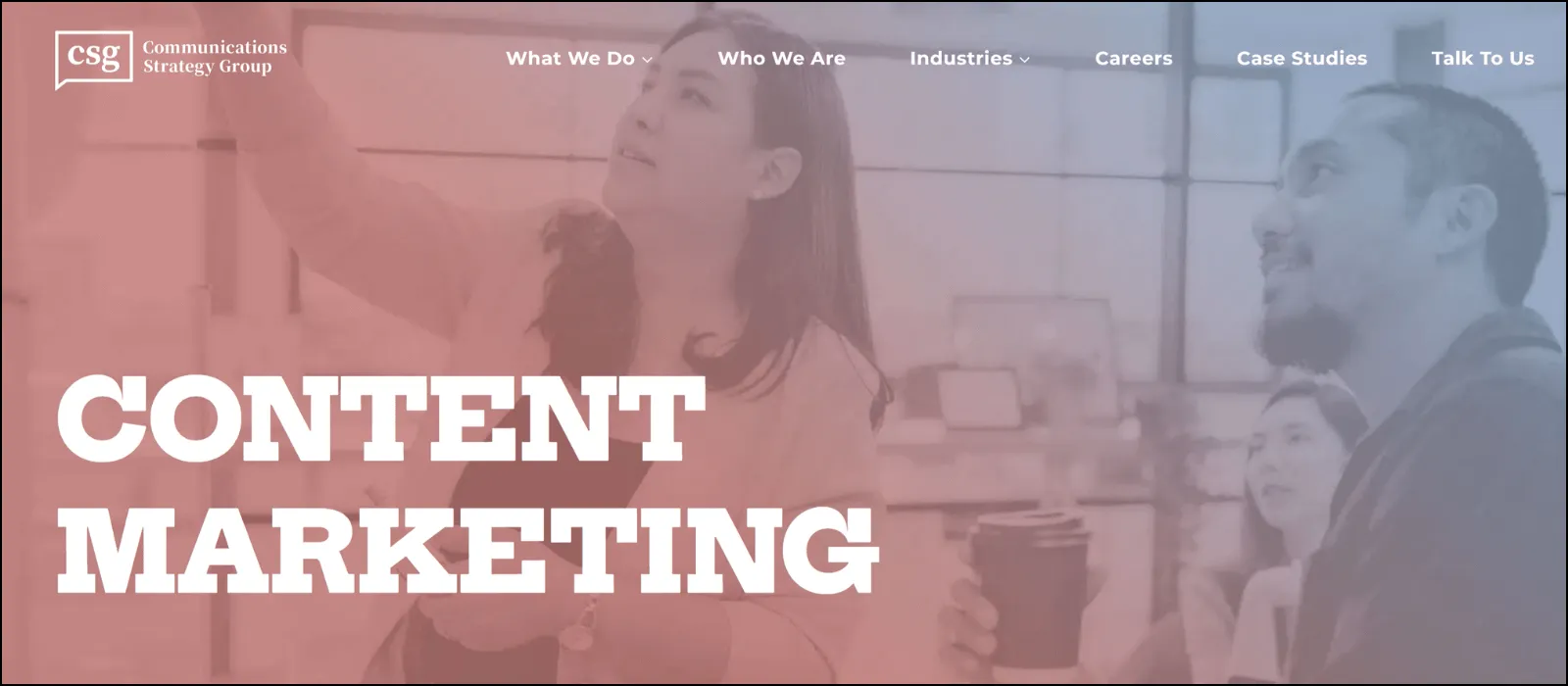 Communications Strategy Group content marketing agencies
