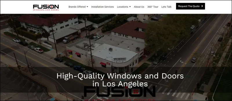 Fusion Windows & Doors SEO project