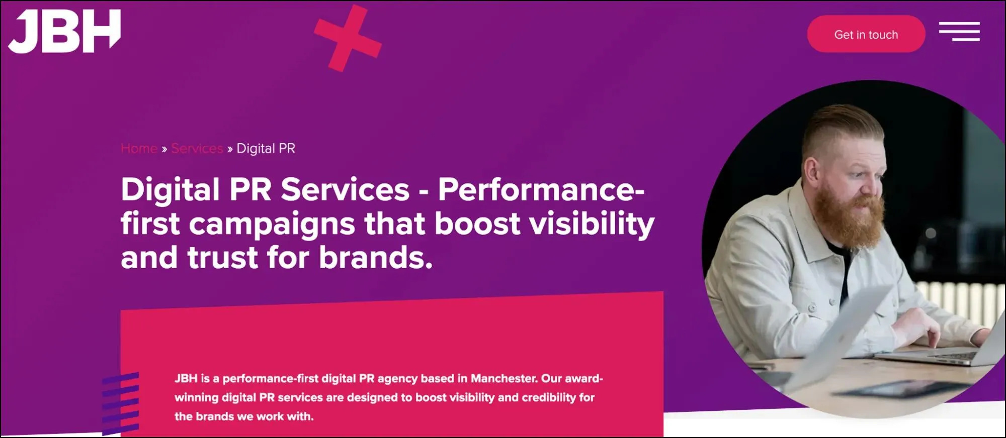 JBH as one of the top digital pr agencies