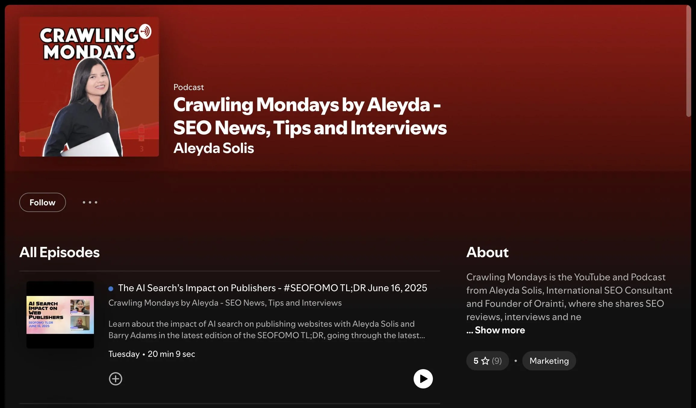 crawling mondays Best SEO Podcasts