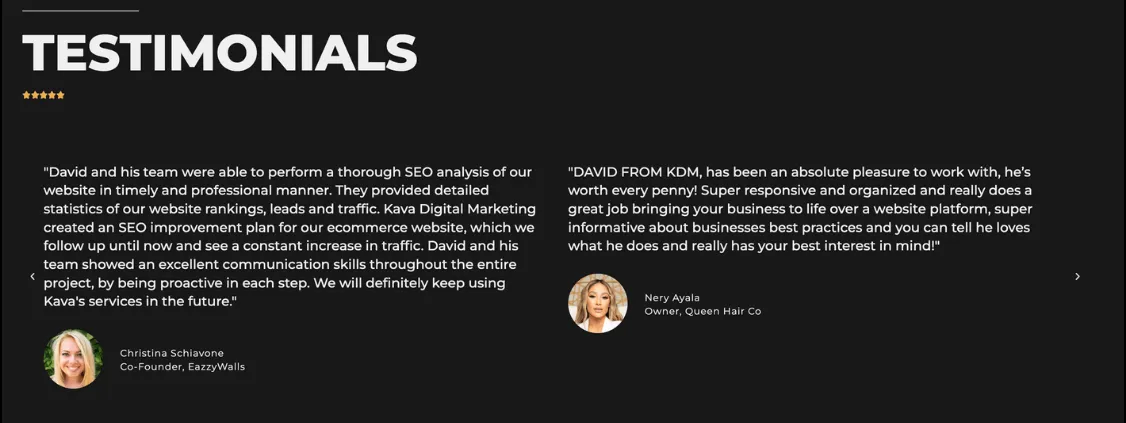Kava Digittal Marketing reviews