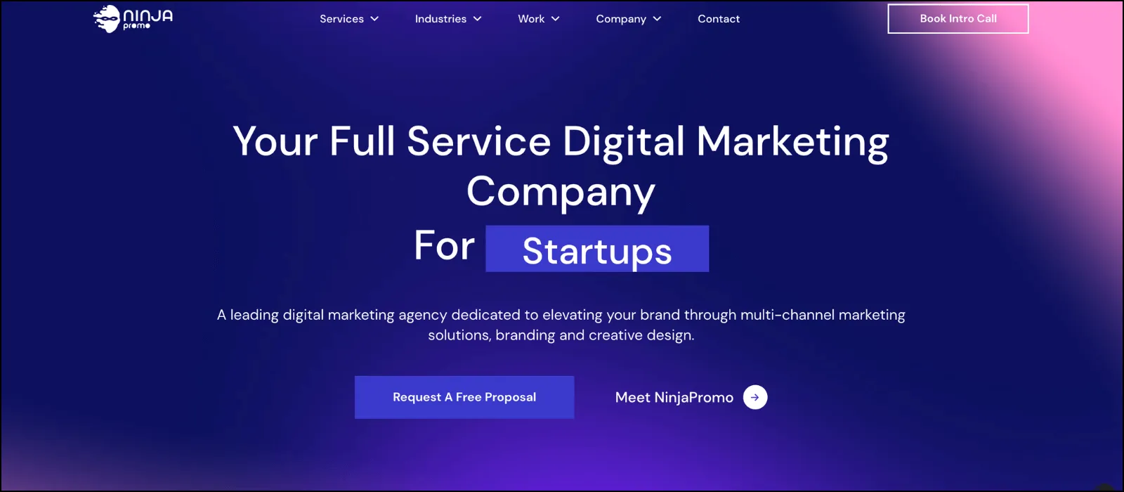 NinjaPromo.io SEO agency for startups