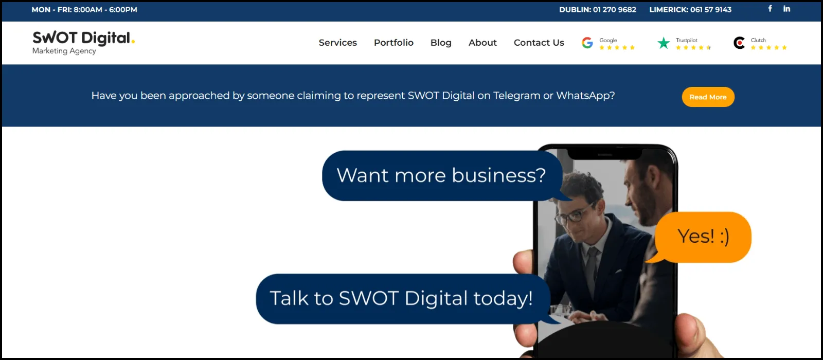 swot digital marketing agency seo companies ireland