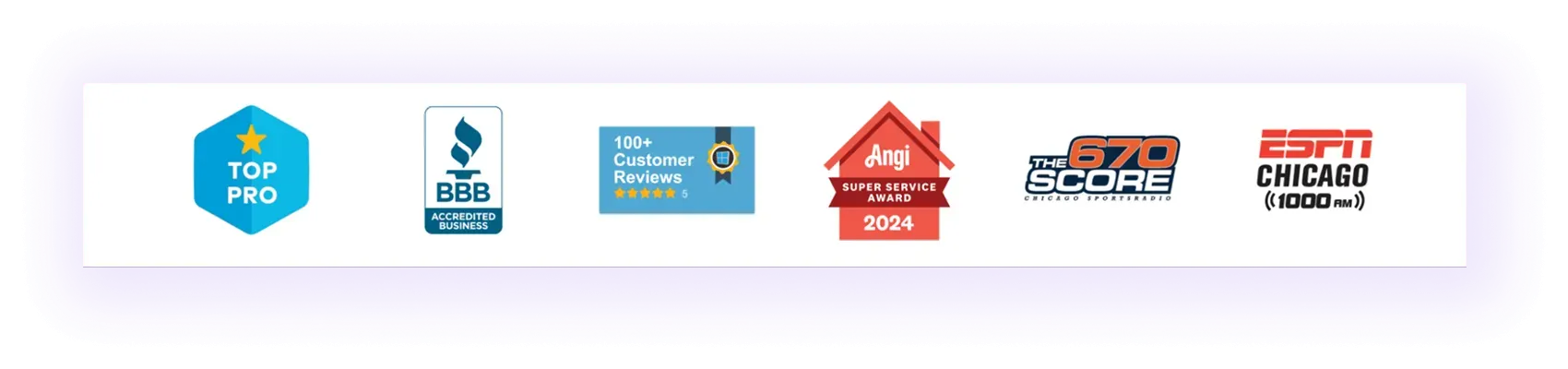 Awards and Certifications for window and door installation company