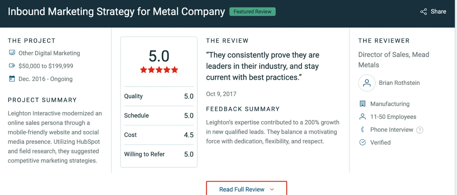 Vye client review