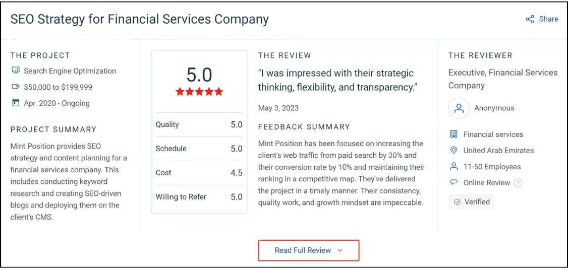 international seo services review