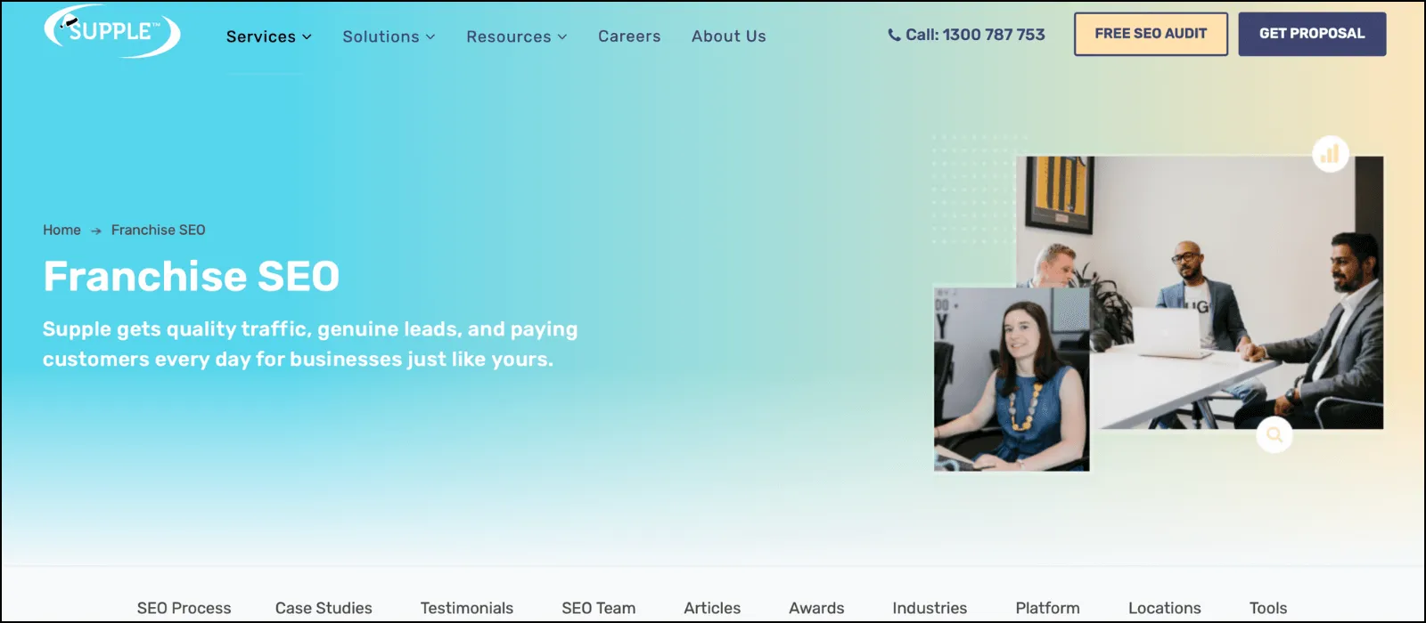 supple franchise seo company