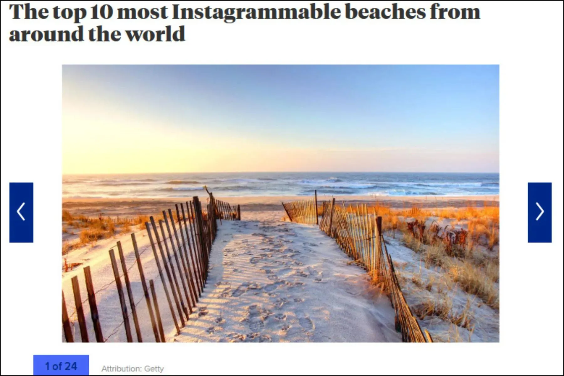 Most Instagrammable Beaches in the World